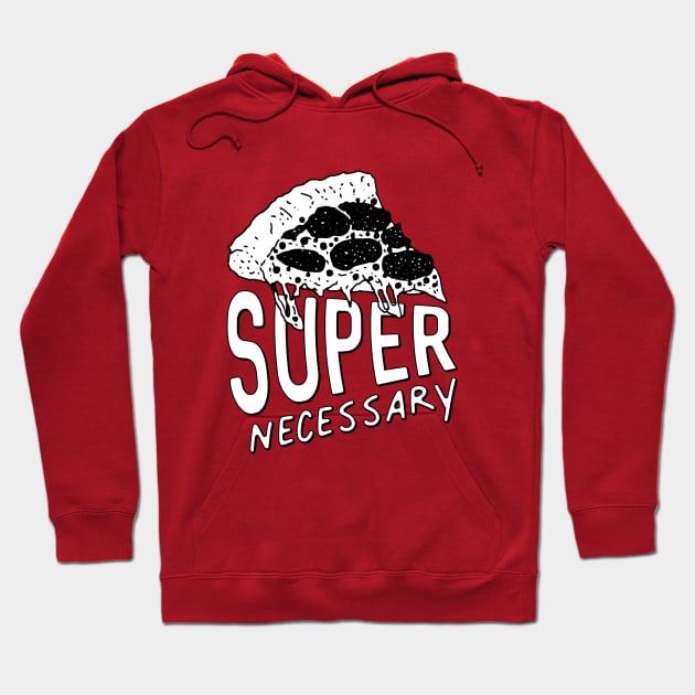 SUPER NECESSARY AND PIZZA (Masvidal) v2 Hoodie by Teeworthy Designs